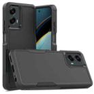 For Motorola Moto G 5G 2024 2 in 1 PC + TPU Phone Case(Black) - 1