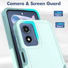 For Motorola Moto G Play 4G 2024 2 in 1 PC + TPU Phone Case(Light Green) - 2