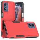 For Motorola Moto G Play 4G 2024 2 in 1 PC + TPU Phone Case(Red) - 1