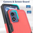 For Motorola Moto G Play 4G 2024 2 in 1 PC + TPU Phone Case(Red) - 2