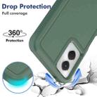 For Motorola Moto G Power 5G 2024 2 in 1 PC + TPU Phone Case(Dark Green) - 3