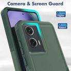 For Motorola Moto G Stylus 5G 2024 2 in 1 PC + TPU Phone Case(Dark Green) - 2