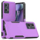 For Motorola Moto G Stylus 5G 2024 2 in 1 PC + TPU Phone Case(Purple) - 1