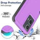 For Motorola Moto G Stylus 5G 2024 2 in 1 PC + TPU Phone Case(Purple) - 3