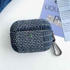 For AirPods Pro 2 Stitching Denim Cloth Bluetooth Earphone Protective Case(Rhombus) - 1