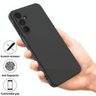 For Samsung Galaxy M16 / F16 Pure Color Liquid Silicone Shockproof Phone Case(Black) - 2