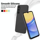 For Samsung Galaxy M16 / F16 Pure Color Liquid Silicone Shockproof Phone Case(Black) - 3