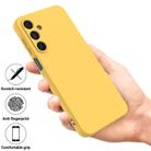 For Samsung Galaxy M16 / F16 Pure Color Liquid Silicone Shockproof Phone Case(Yellow) - 2
