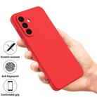 For Samsung Galaxy M56 / F56 5G Pure Color Liquid Silicone Shockproof Phone Case(Red) - 2