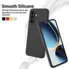 For Samsung Galaxy M36 5G Solid Color Liquid Silicone Dropproof Full Coverage Phone Case(Black) - 3
