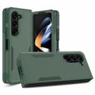 For Samsung Galaxy Z Fold5 2 in 1 PC + TPU Phone Case(Dark Green) - 1
