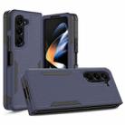 For Samsung Galaxy Z Fold5 2 in 1 PC + TPU Phone Case(Dark Blue) - 1