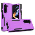 For Samsung Galaxy Z Fold5 2 in 1 PC + TPU Phone Case(Purple) - 1