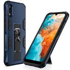 For Huawei Y6 Pro (2019) Soldier Armor Shockproof TPU + PC Magnetic Protective Case with Holder(Blue) - 1