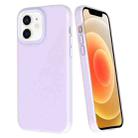 For iPhone 12 Big Hole Dopamine PC Phone Case(Purple) - 1