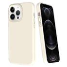 For iPhone 12 Pro Max Big Hole Dopamine PC Phone Case(White) - 1