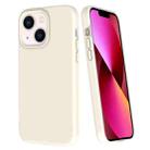 For iPhone 13 Big Hole Dopamine PC Phone Case(White) - 1