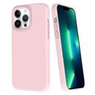 For iPhone 13 Pro Max Big Hole Dopamine PC Phone Case(Pink) - 1