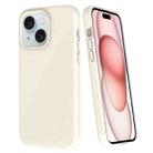 For iPhone 15 Big Hole Dopamine PC Phone Case(White) - 1