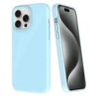 For iPhone 15 Pro Big Hole Dopamine PC Phone Case(Blue) - 1