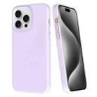 For iPhone 15 Pro Big Hole Dopamine PC Phone Case(Purple) - 1