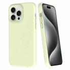 For iPhone 15 Pro Max Big Hole Dopamine PC Phone Case(Green) - 1