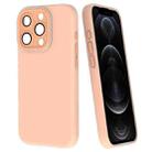 For iPhone 12 Pro Fine Hole Dopamine PC Phone Case(Orange) - 1