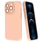 For iPhone 12 Pro Max Fine Hole Dopamine PC Phone Case(Orange) - 1