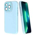 For iPhone 13 Pro Max Fine Hole Dopamine PC Phone Case(Blue) - 1