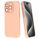 For iPhone 15 Pro Max Fine Hole Dopamine PC Phone Case(Orange) - 1