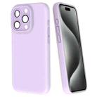 For iPhone 15 Pro Max Fine Hole Dopamine PC Phone Case(Purple) - 1