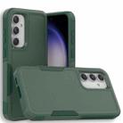 For Samsung Galaxy S23 FE 5G 2 in 1 PC + TPU Phone Case(Dark Green) - 1