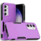 For Samsung Galaxy S23 FE 5G 2 in 1 PC + TPU Phone Case(Purple) - 1