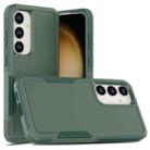 For Samsung Galaxy S24+ 5G 2 in 1 PC + TPU Phone Case(Dark Green) - 1