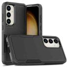 For Samsung Galaxy S24+ 5G 2 in 1 PC + TPU Phone Case(Black) - 1