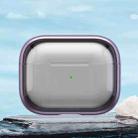For AirPods Pro 2  TPU Hybrid PC Case with Holder(Purple) - 1