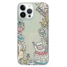 For iPhone 13 Pro Double Sided IMD Full Coverage TPU Phone Case(Side Cake Kitten) - 1