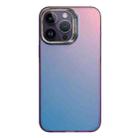 For iPhone 14 Pro Max Laser Gradient Color PC + TPU Phone Case(Dazzle Purple) - 1