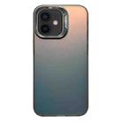 For iPhone 12 / 12 Pro Laser Gradient Color PC + TPU Phone Case(Dazzle Black) - 1