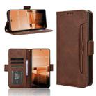 For Asus Zenfone 11 Ultra Skin Feel Calf Texture Card Slots Leather Phone Case(Brown) - 1