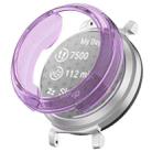 For Garmin Lily 2 Half Pack Hollow TPU Watch Protective Case(Transparent Purple) - 1