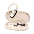 ZGA GS08 LED Digital Display Open Wireless Bluetooth Earphone(White) - 1