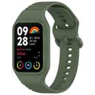 For Xiaomi Mi Band 8 Pro Solid Color Integrated TPU Watch Band(Dark Green) - 1