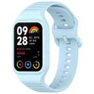 For Xiaomi Mi Band 8 Pro Solid Color Integrated TPU Watch Band(Light Blue) - 1