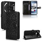 For Nothing Phone 2a Honeycomb Dot Texture Leather Phone Case(Black) - 1