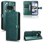 For Nothing Phone 2a Honeycomb Dot Texture Leather Phone Case(Green) - 1