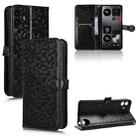 For Nothing CMF Phone 1 Honeycomb Dot Texture Leather Phone Case(Black) - 1