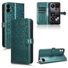 For Nothing CMF Phone 1 Honeycomb Dot Texture Leather Phone Case(Green) - 1