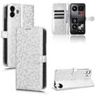 For Nothing CMF Phone 1 Honeycomb Dot Texture Leather Phone Case(Silver) - 1