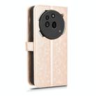 For Nothing Phone 3a Pro Honeycomb Dot Texture Leather Phone Case(Gold) - 3